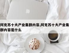 阿克苏十大产业集群内容,阿克苏十大产业集群内容是什么