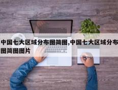 中国七大区域分布图简图,中国七大区域分布图简图图片
